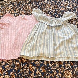 Girl tops size large